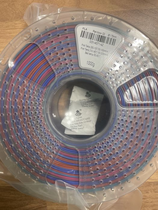 Filament PLA+, Marble ,Wood ,Dual Colour , Rainbow SUNLU - 3D Colorate