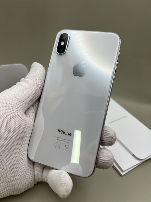 iPhone Xs, iCloud, Silver, КАТО НОВ, НА ЧАСТИ!