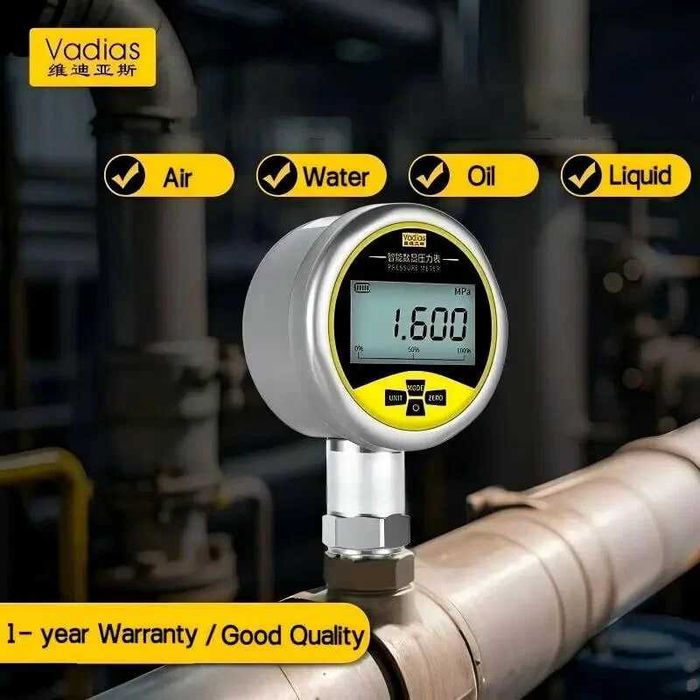 Цифровой манометр  Vadias  от 0 до 25 бар