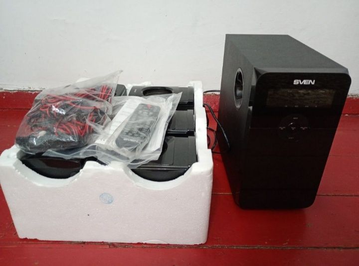 SVEN HT-200 – как новый!

Чистый и мощный звук 5.1