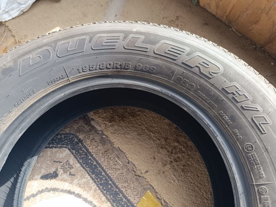 BRIGESTONE DUELER 195/80/ R15 новые