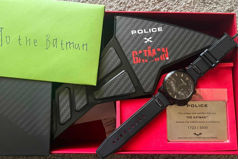 Ceas Police x The Batman Gotham City Edition – Ediție Limitată 1703/3000 | Cutie Completă