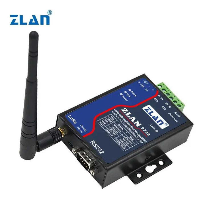 LORA ZLAN9743 IoT device Ethernet modbus rs485 wireless module