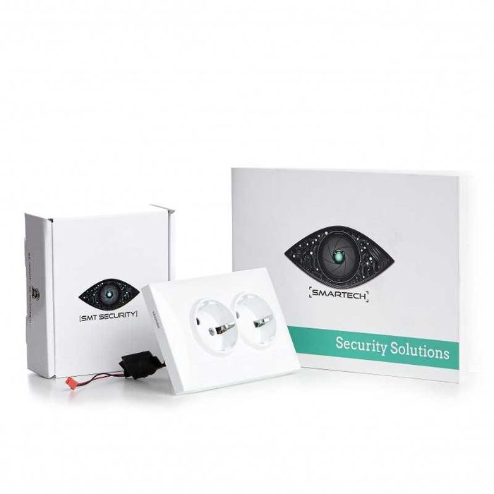 Priza Dubla cu Microfon Spion (SMT Security)