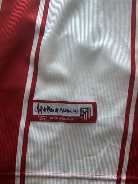 Tricou Retro Atletico Madrid Home XL – Marbella Sponsor – Stare Excelentă