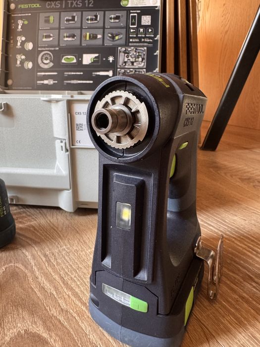 Festool CXS 12 2,5-Set + EX-UNI + 2 acumulatori | Garanție 09/2027