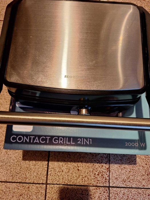 Контактен грил 2 в 1 BRAVISSIMO BKG-2824 – 2000W