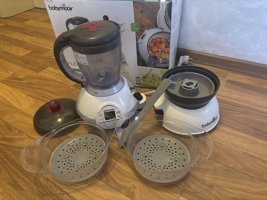 Babymoov Nutribaby Уред за готвене на пара, стерилизира и размразява