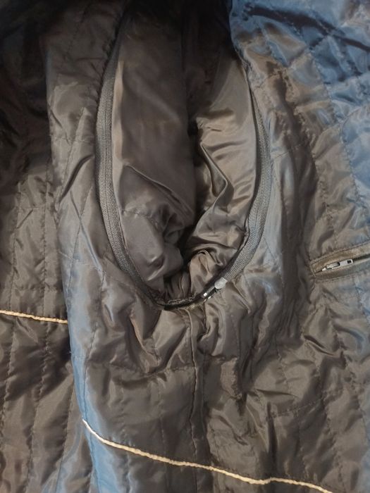 продавам красиво кожено яке полушуба немско със  свалящи ръкави