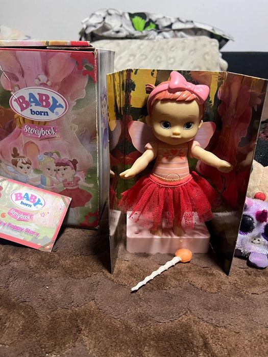 Jucării fete păpuși și zâna cu bagheta cu aripi mișcatoare