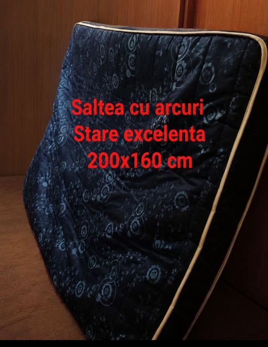 Saltea pe arcuri dubla 200x160 preț decent