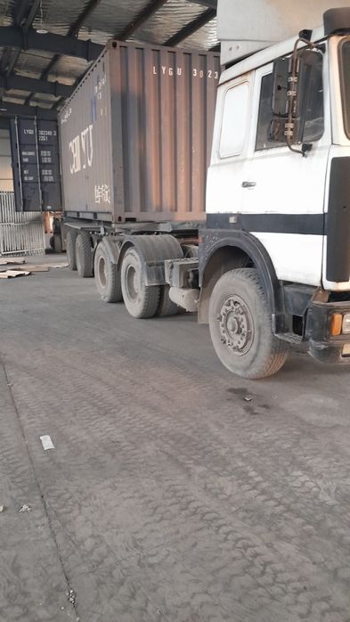 Маз тягачь с прицепом