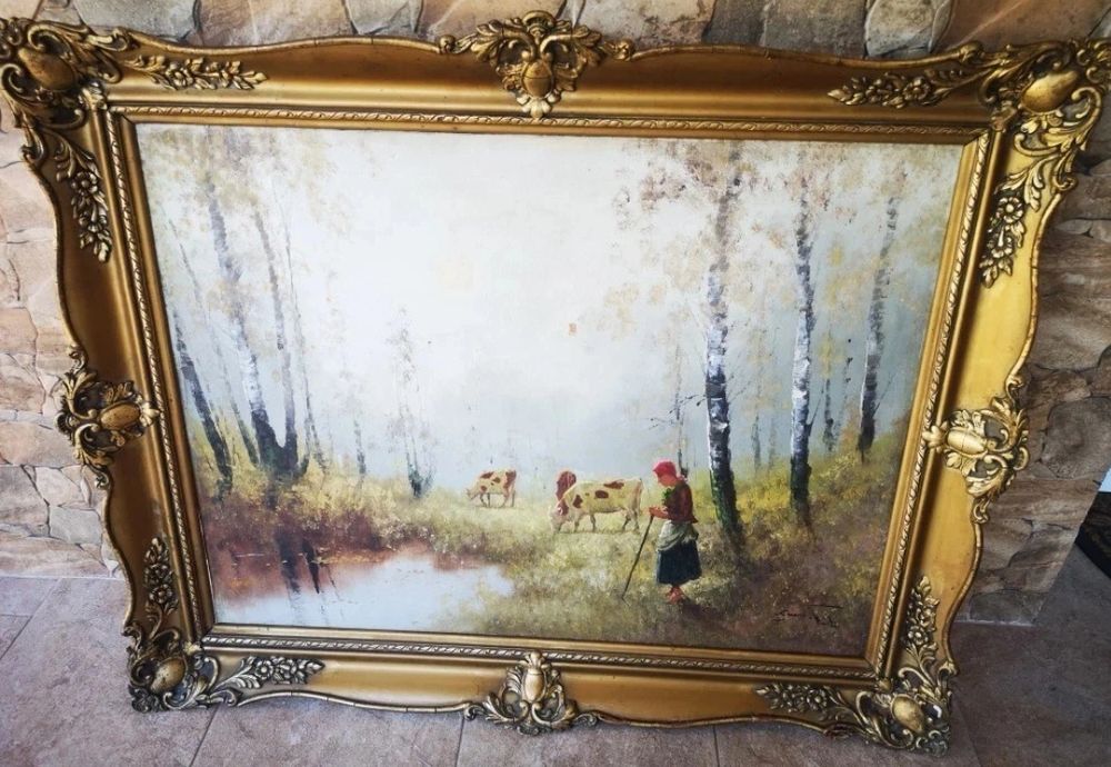 Tablou Laszlo Neogrady si Antal  Neogrady