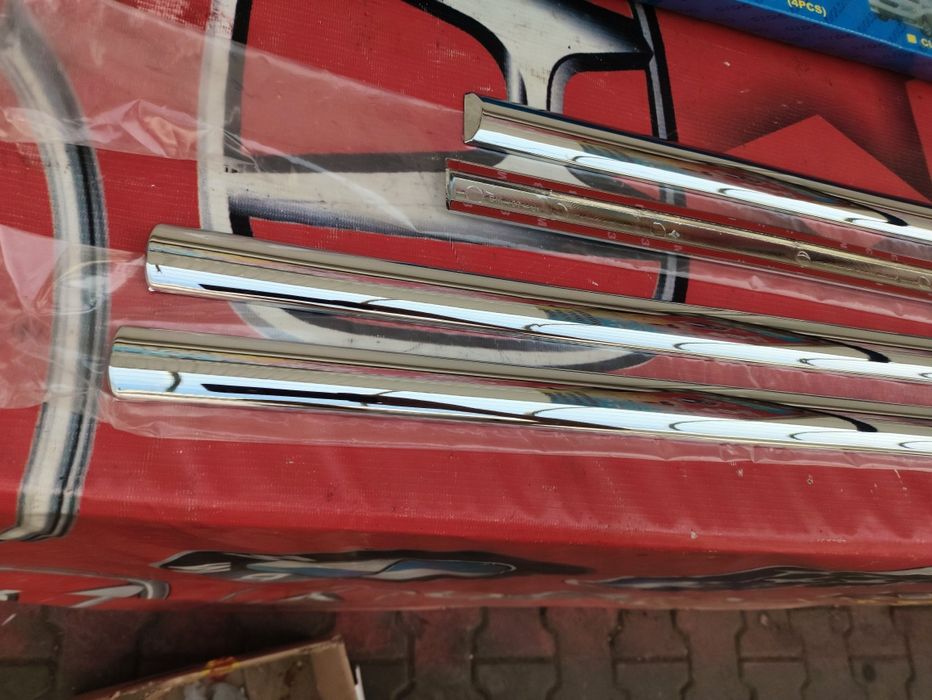 Камри 40 молдинг дверей хром