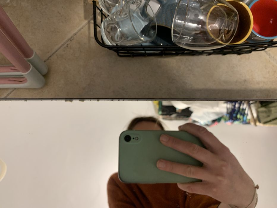 Dulap soldat baie cu oglinda lillangen ikea maro inchis ingust, BU S1