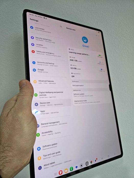 Tableta Samsung Tab S8 ultra, 256 Gb, Sim, Husa!