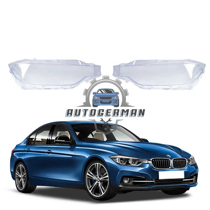 Капаци фарове BMW 3 Series F30 F35 (16-18) стъкло фар крушки БМВ 3 Серия Ф30 Ф35 xenon