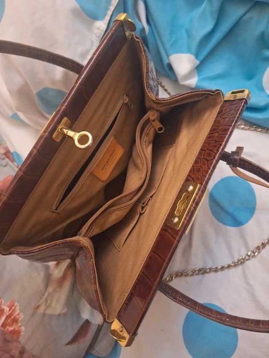 Geantă de umar/mână din piele vintage