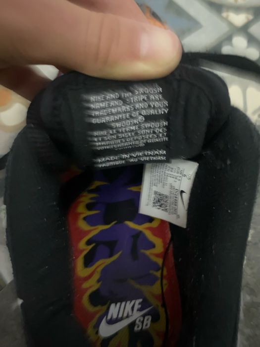 кроссовки Nike x Neckface оригинал (6US размер)