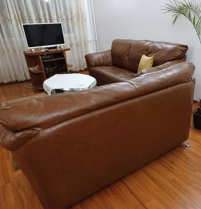дивани двойка130е и тройка180е комфорт синтетична кожа