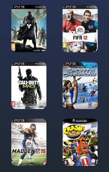 Jocuri playstation 3/ps3 si Nintendo Gamecube