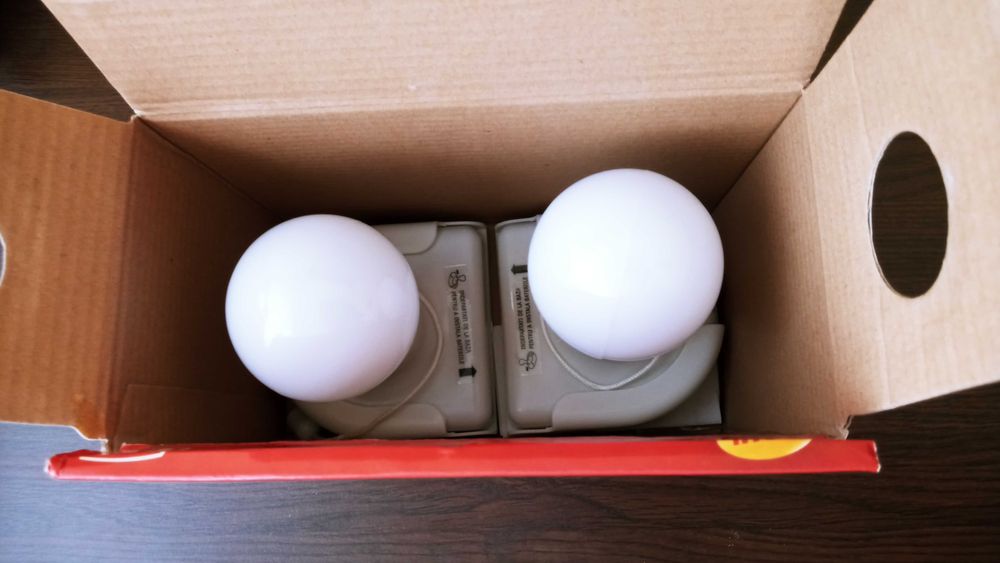 Lampadar camping (2buc) felinar sau lanterna led bec cu baterii AA NOU