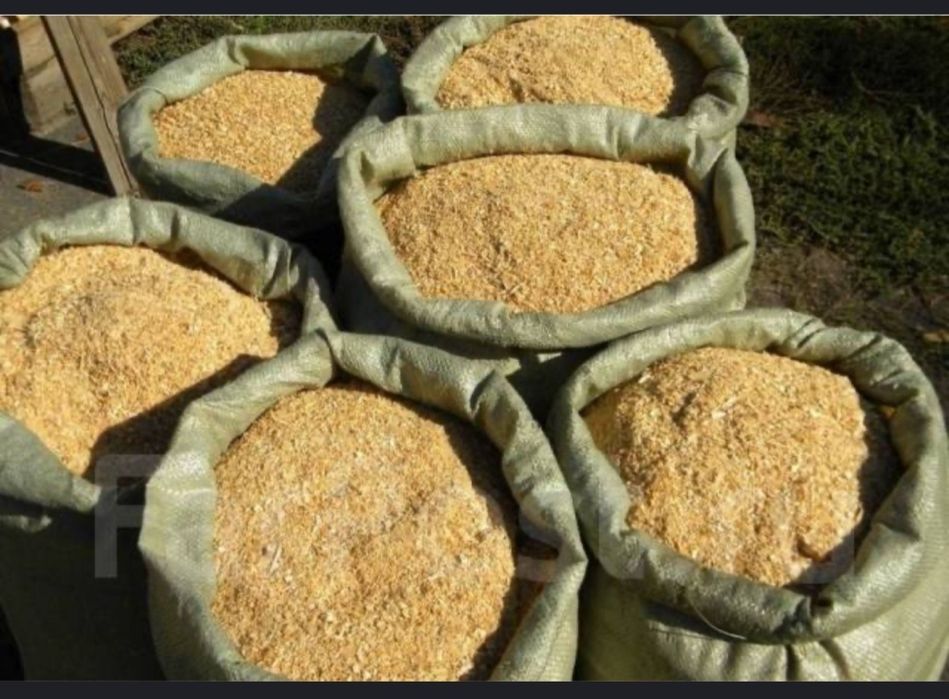 Опилки в мешках 210 тенге за мешок