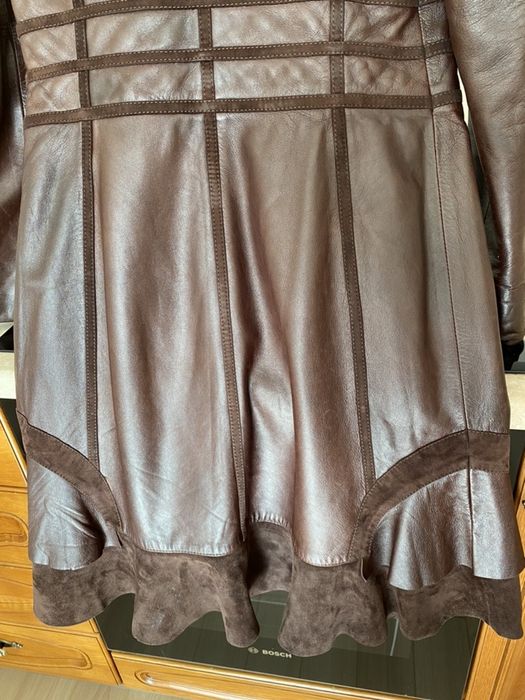 Продам кожаное пальто.