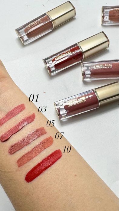 HENLICS помада ,аргинал HENLICS、жидкая помада