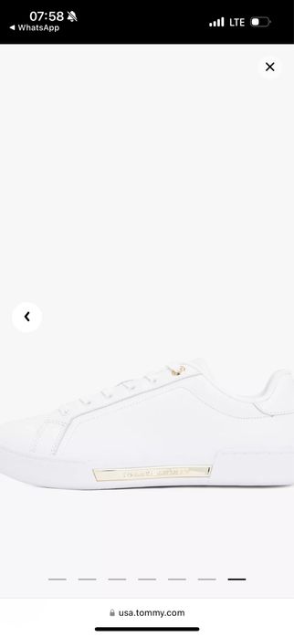 Кожаные кроссовки Tommy Hilfiger