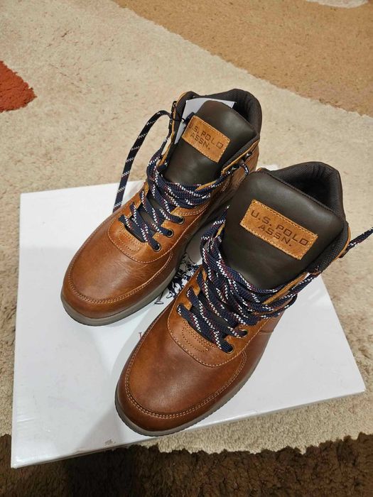 Ghete U.S. Polo Assn. Maro, Marimea 43, Produs Nou cu Eticheta