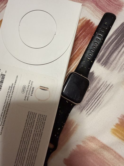 Apple watch seria 6 gold