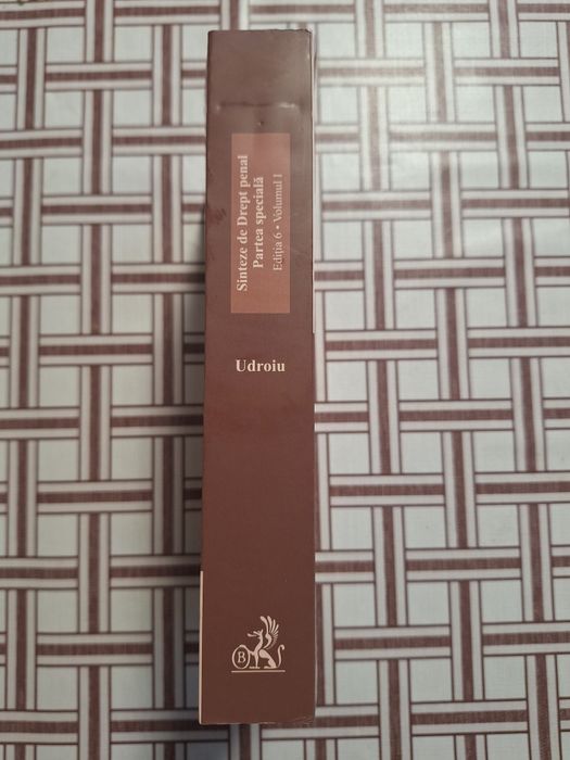 Sinteze de drept penal. Partea generala (vol. I), Mihail Udroiu