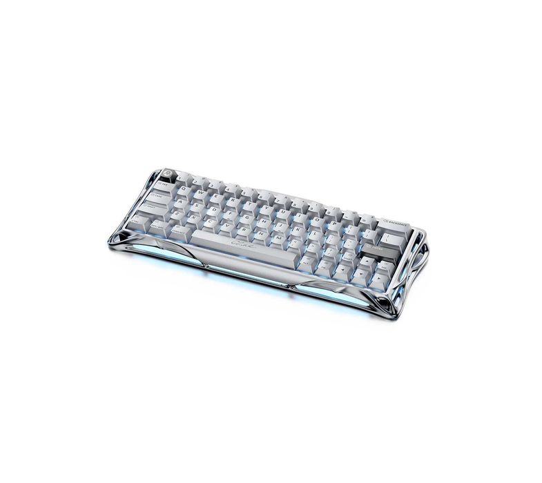 } Клавиатура магнитная GravaStar Mercury V60 Pro USB Chrome Silver