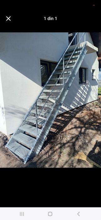 Vând scari zincate exterioare și interioare galvanizate cel mai bun pr