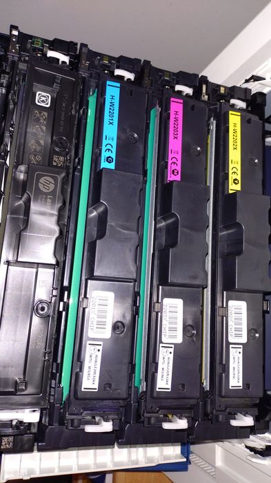 Set complet 4 cartușe toner HP 220X (W2200X, W2201X, W2202X, W2203X) - Capacitate XL - Noi