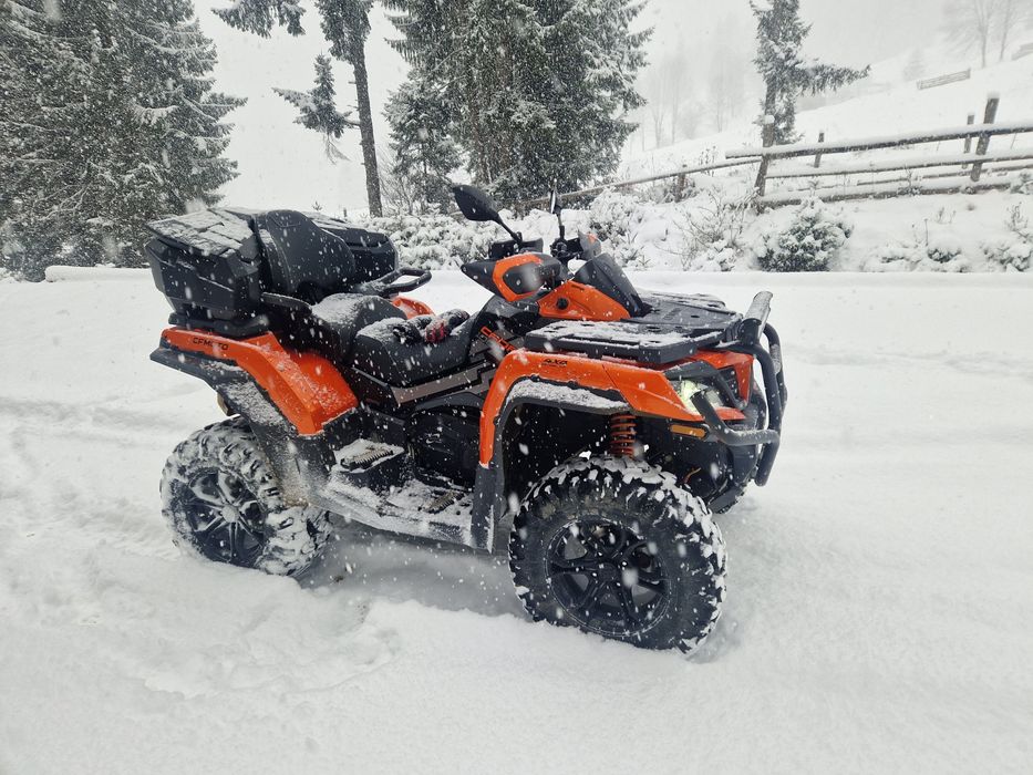 Atv cf moto 1000 overland 2022 Euro 5 nr.negru încălzire șah mânere ledbar/bulbar