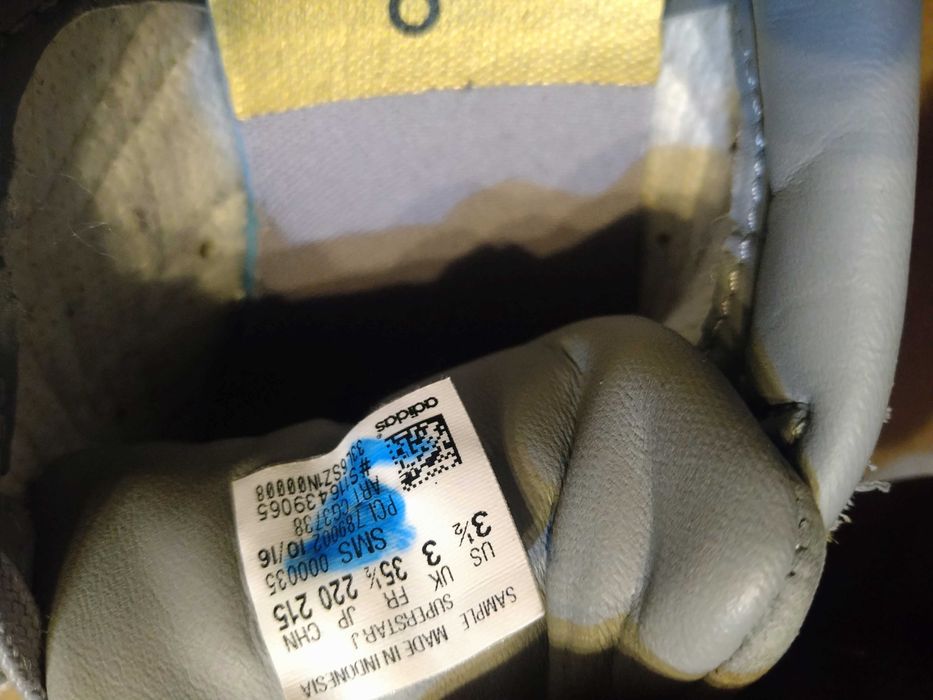 Adidas superstar - маратонки номер 35.5