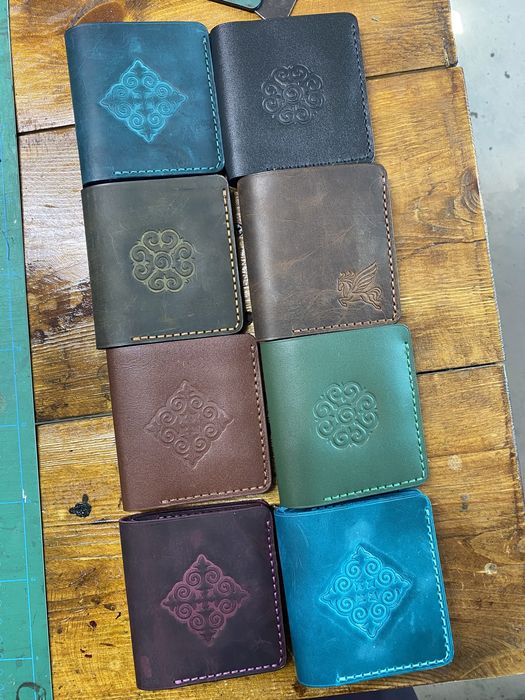 Кожаный портмоне