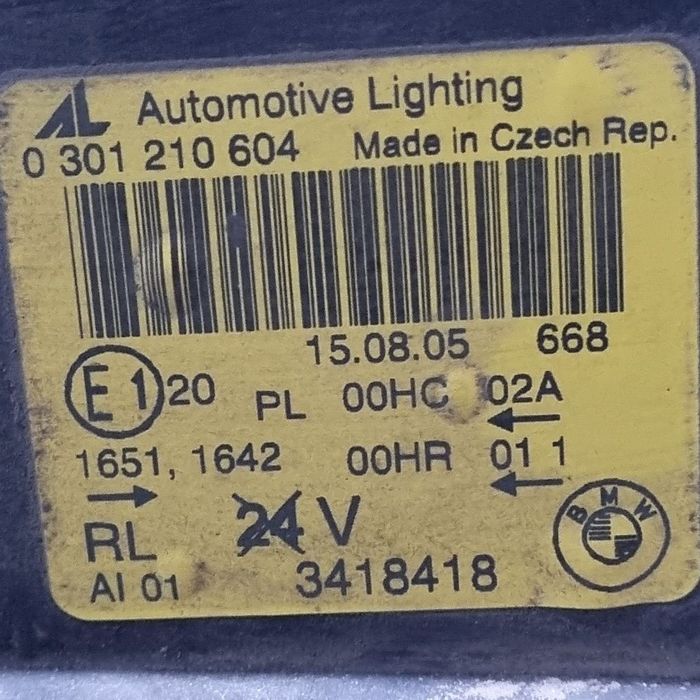 Far Dreapta BMW X3 E83 2003 - 2006 SUV 4 Usi (1313) Fara xenon 0301210604