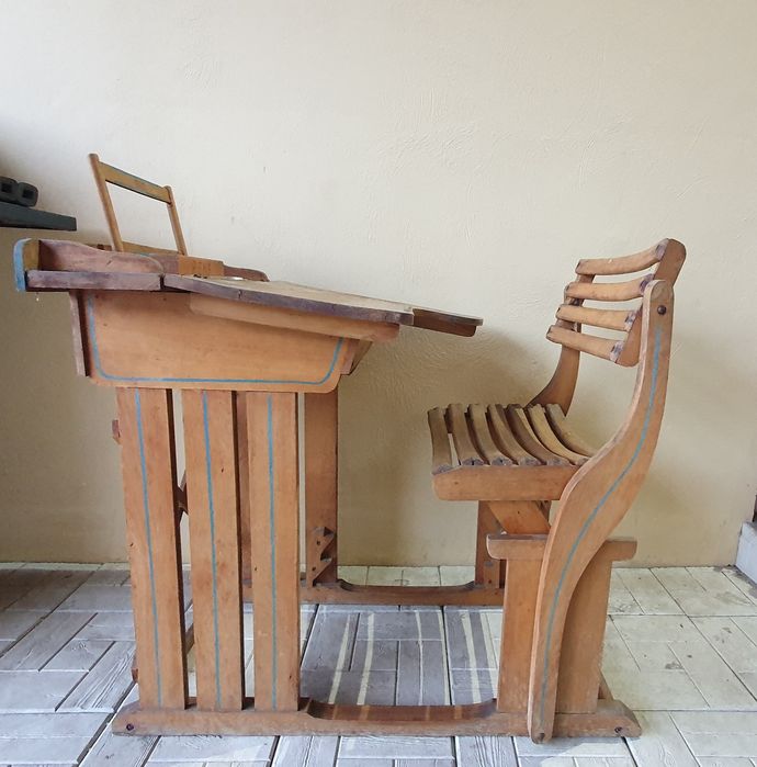 Pupitru elev (birou de școală) lemn
