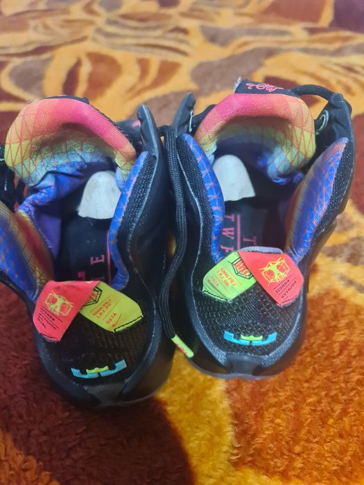 NikeLebron 12 EP Data James 'Black Red' 42.5
