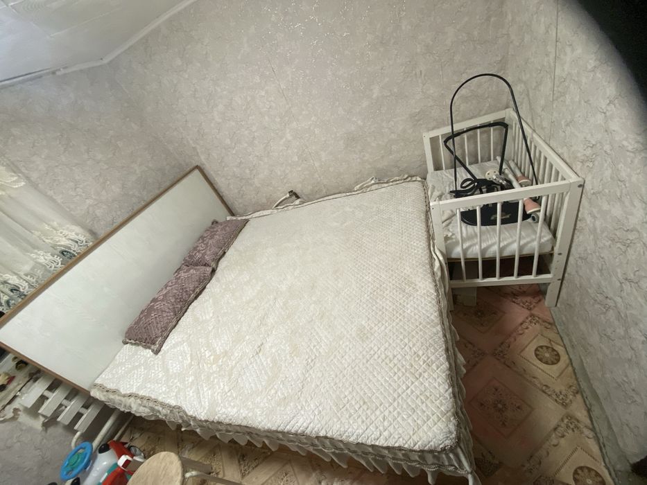 Спальный кровать, детский манеж с кроватом