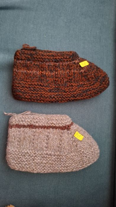 Ръчно плетени дамски терлици