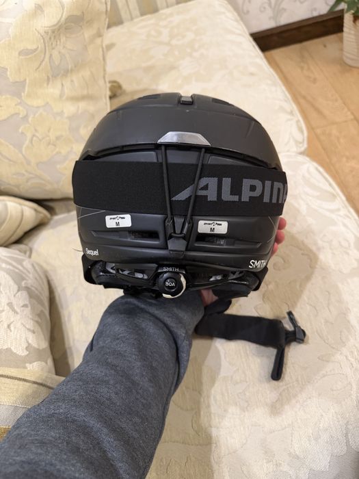 Casca de ski Smith matte black+ochelari cadou