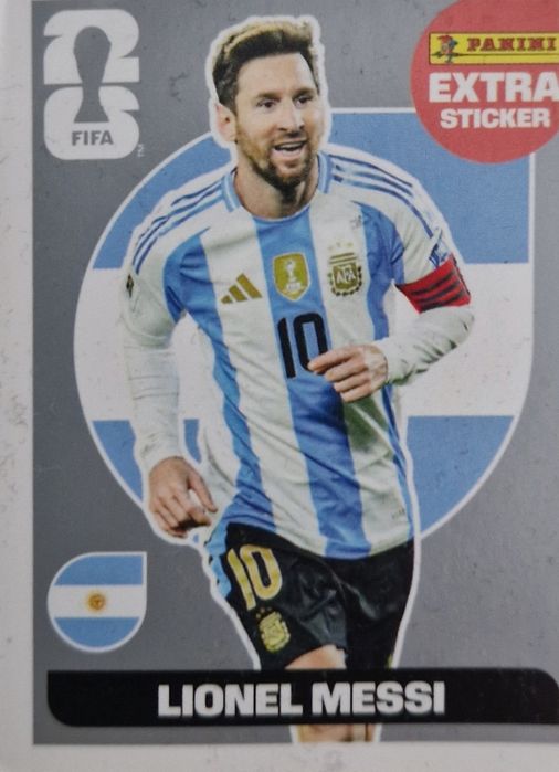 Lionel Messi - extra sticker - silver
