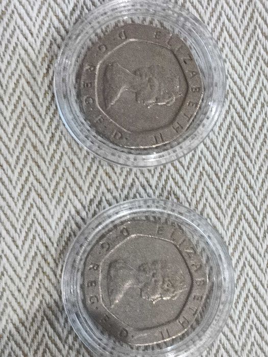 Монета  20 pence