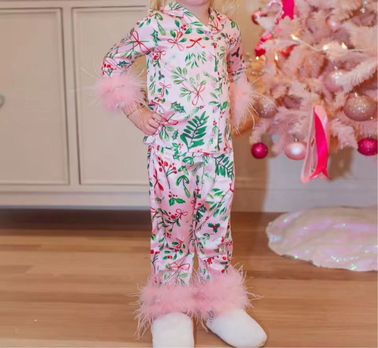 Pijamale Craciun mama-fiica