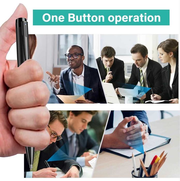 64GB Шпионска камера Скрита камера Камера с писалка Ultra HD1080P