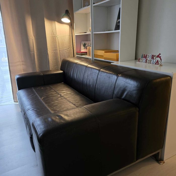 Canapea de piele naturala, Ikea 190x95cm